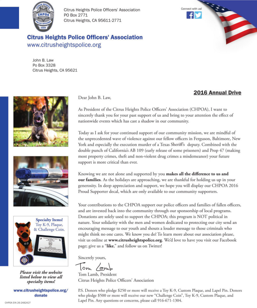 2015 Residential Direct Mail Proof Citrus Heights
